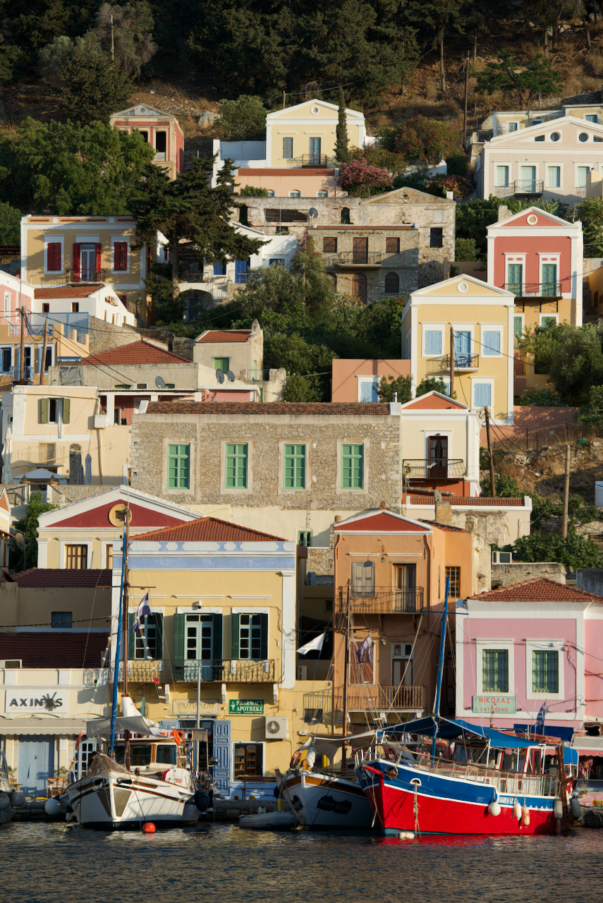 HARBOUR HOUSES.SYMI GREECE